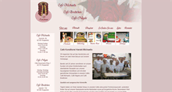 Desktop Screenshot of konditorei-michaelis.de